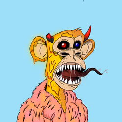 Genetically Spliced Ape #1800