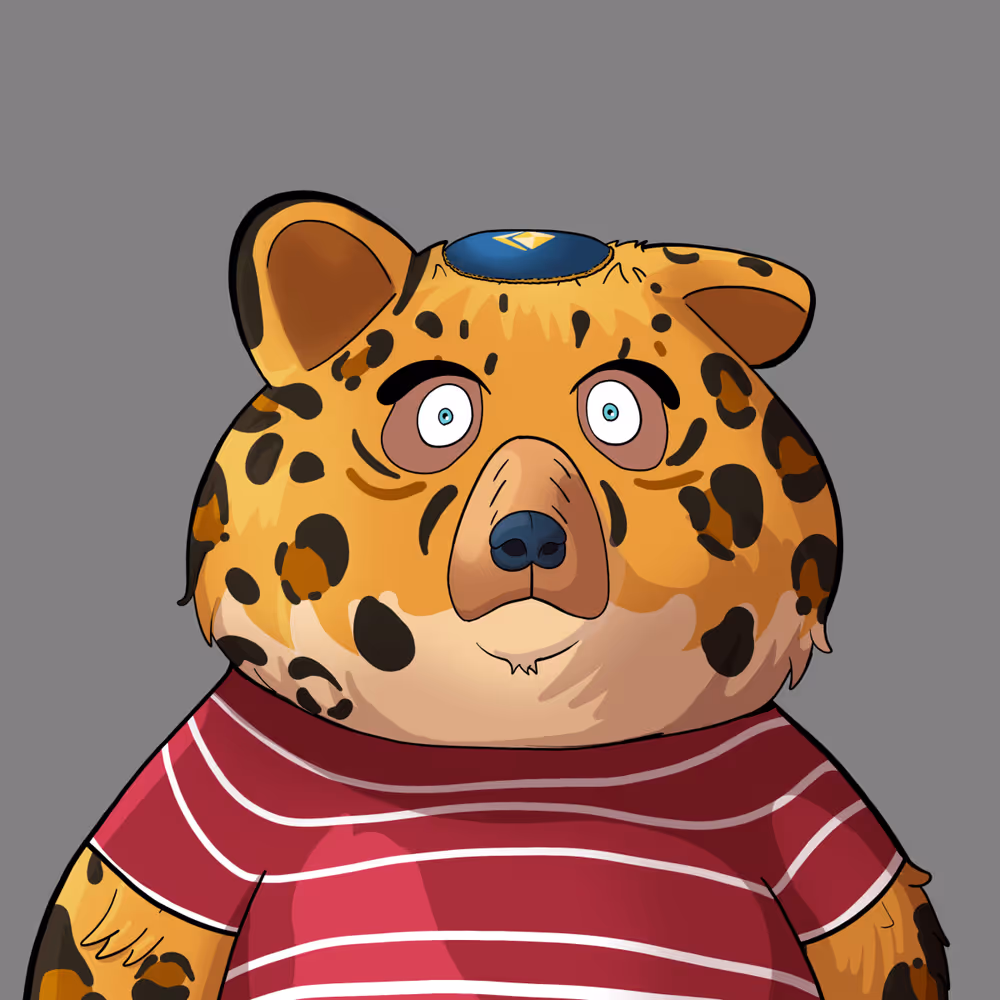 #5546 • Raggy Reckless Leopard Bear