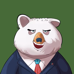 #4575 • Bad-News Dowdy Chalky Bear