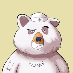 #515 • Fluffy Snuggy Snow Bear