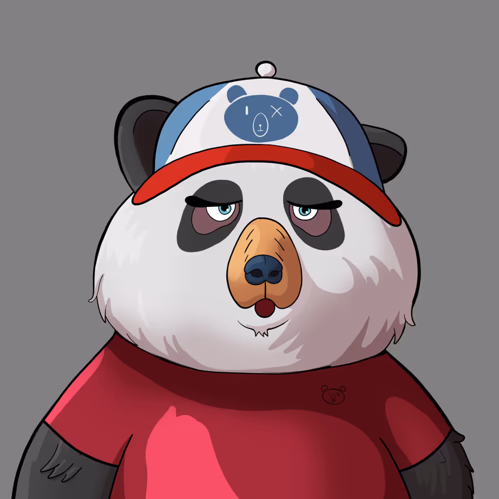 #5543 • Handsome Mojo Panda Bear