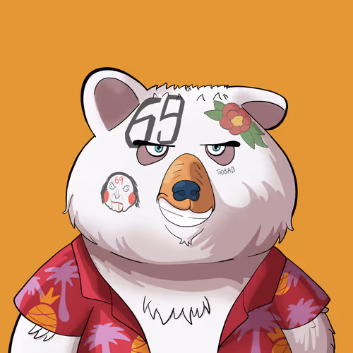 #5548 • Zippy Studly Albino Bear