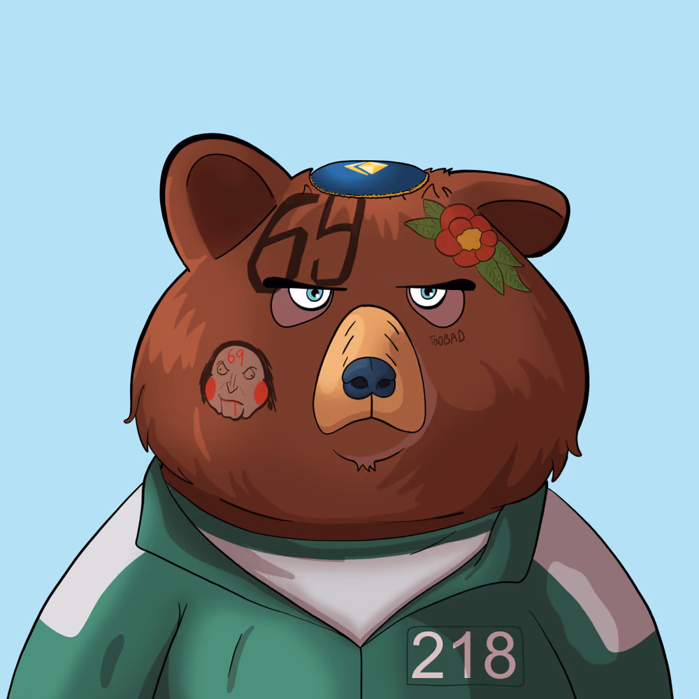 #5539 • Bushy Drunky Coco Bear