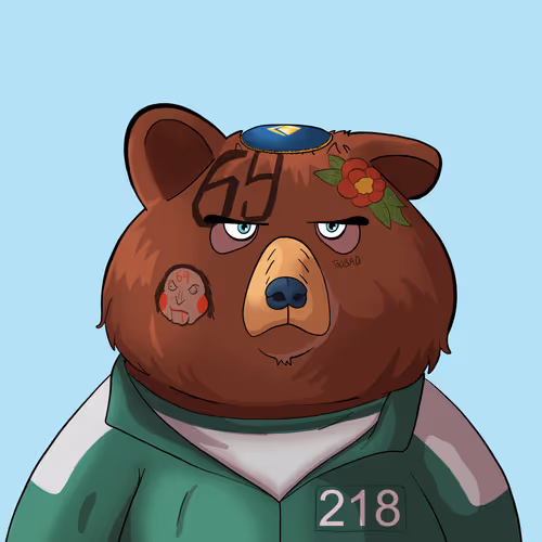 #5539 • Bushy Drunky Coco Bear