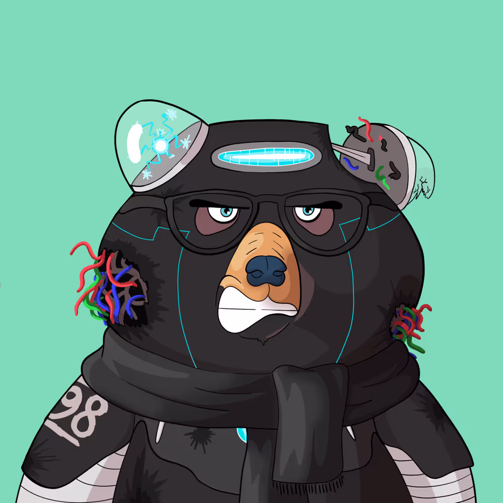 #5551 • Frisky Jumbly Robot Bear