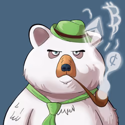 #1883 • Buttchunks Jaggy Albino Bear