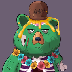 #4086 • Grubby Sludgy Zombie Bear
