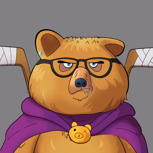 #5554 • Nasty Knuckles Blonde Bear