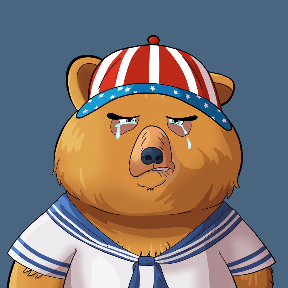 #5547 • Steely Mojo Nougat Bear