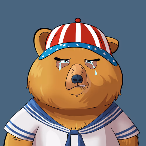 #5547 • Steely Mojo Nougat Bear