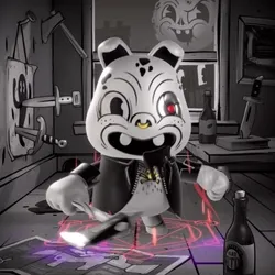 Lil' Oozy the Jester Silly String Fine Artist