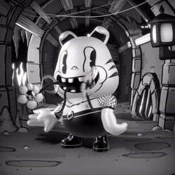 Chewtoy the Playful Mime Radio Host