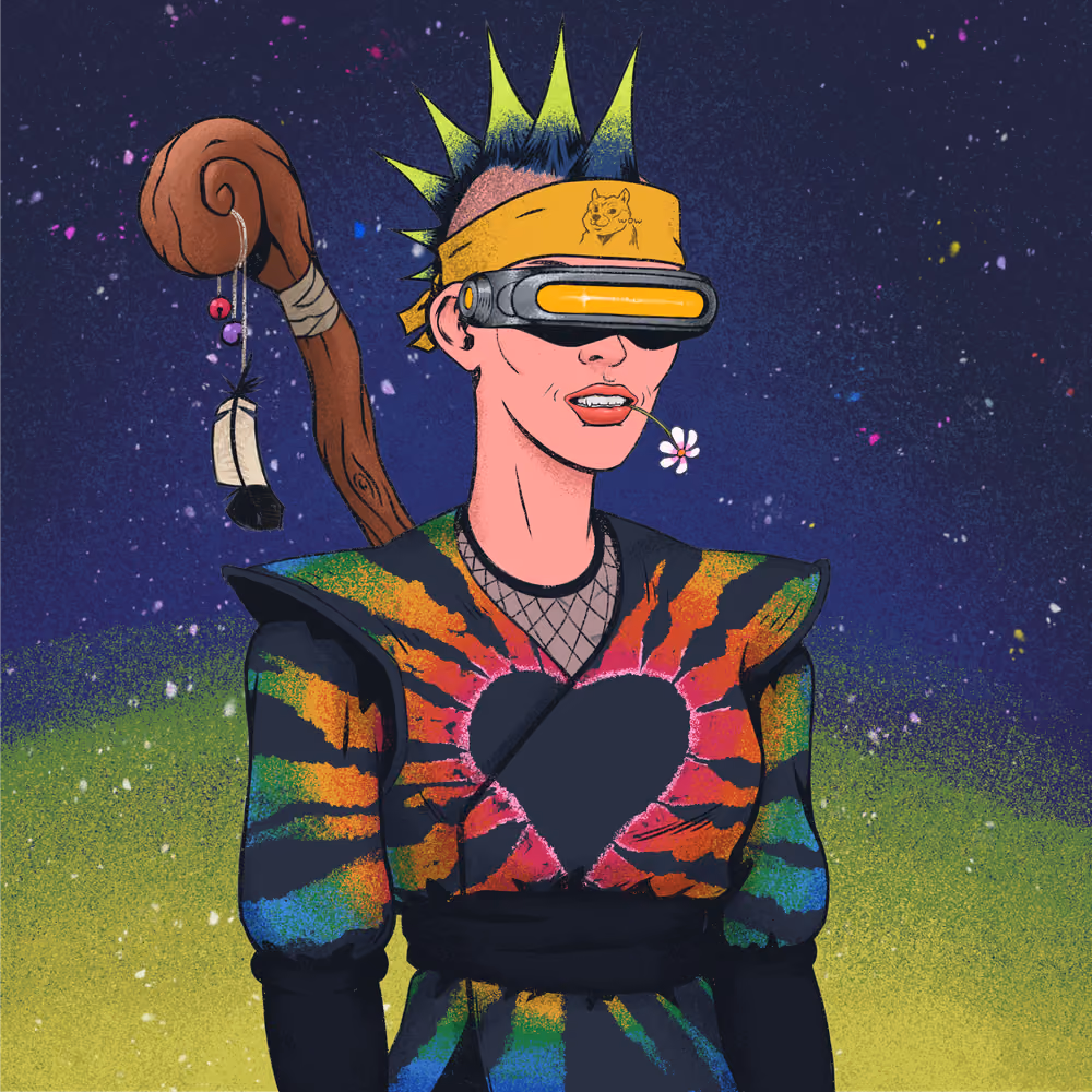 Tie Dye Ninja #7728