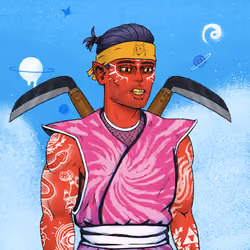 Tie Dye Ninja #6765