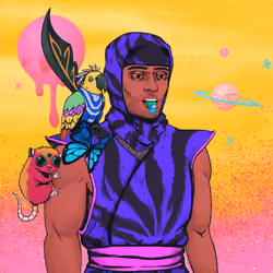 Tie Dye Ninja #4247