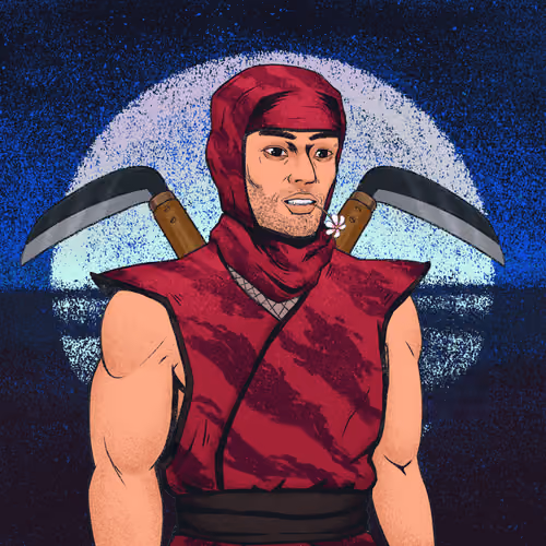 Tie Dye Ninja #1539