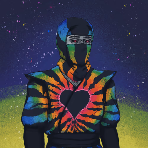 Tie Dye Ninja #3368