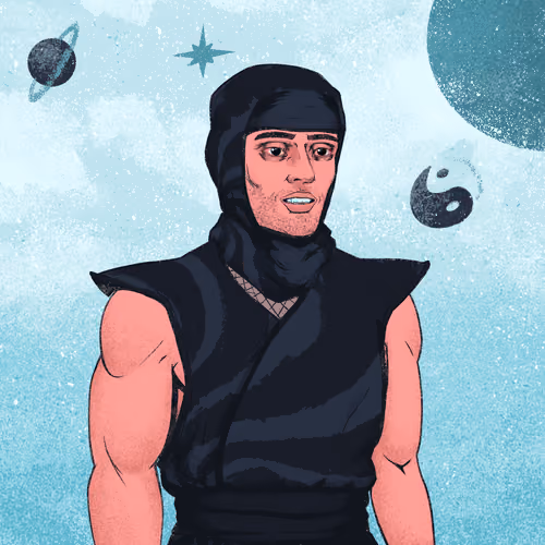 Tie Dye Ninja #3920