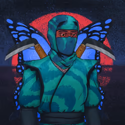 Tie Dye Ninja #6171