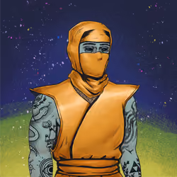 Tie Dye Ninja #1508