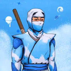 Tie Dye Ninja #6684