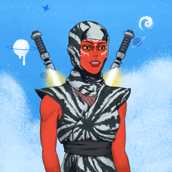 Tie Dye Ninja #4188