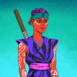 Tie Dye Ninja #7184