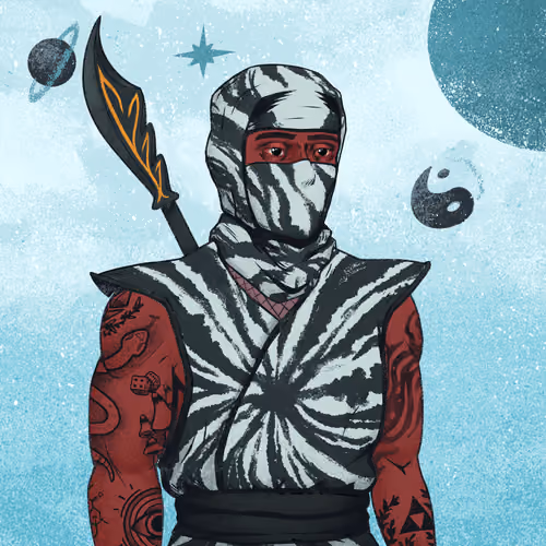 Tie Dye Ninja #4237