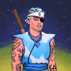 Tie Dye Ninja #4374