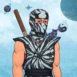 Tie Dye Ninja #3301