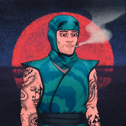 Tie Dye Ninja #4263