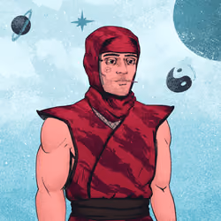 Tie Dye Ninja #2945