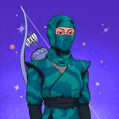 Tie Dye Ninja #6926