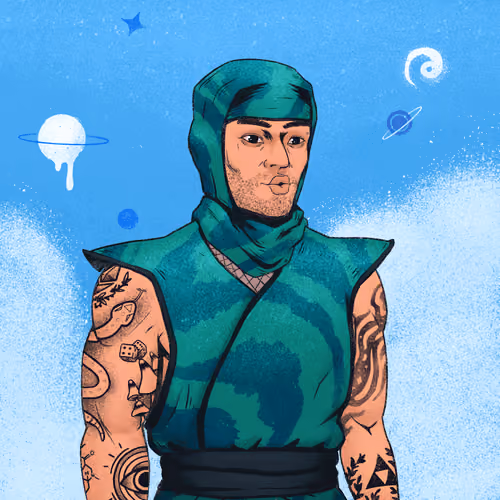 Tie Dye Ninja #7746