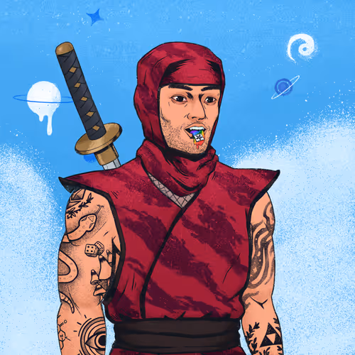 Tie Dye Ninja #7452