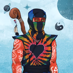 Tie Dye Ninja #2068