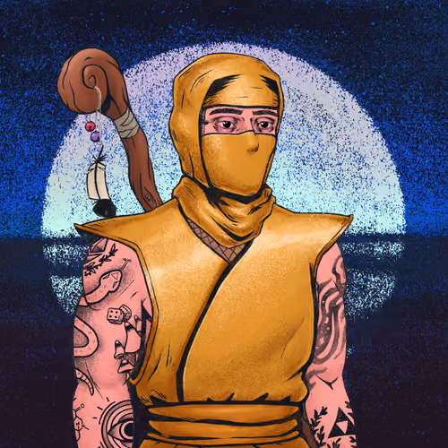 Tie Dye Ninja #5228
