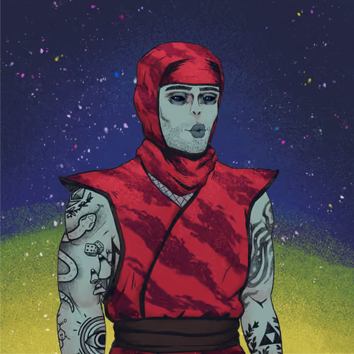 Tie Dye Ninja #7718