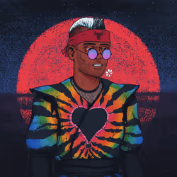 Tie Dye Ninja #3262