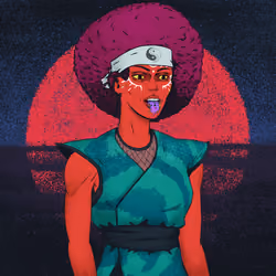 Tie Dye Ninja #7557