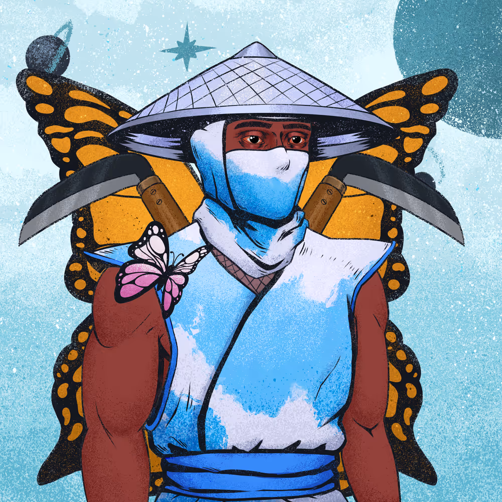 Tie Dye Ninja #7749