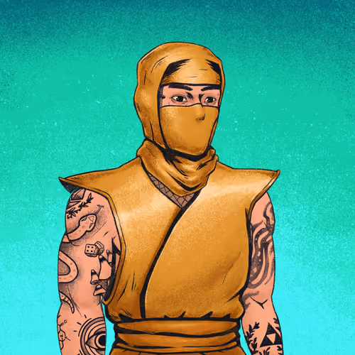 Tie Dye Ninja #6957