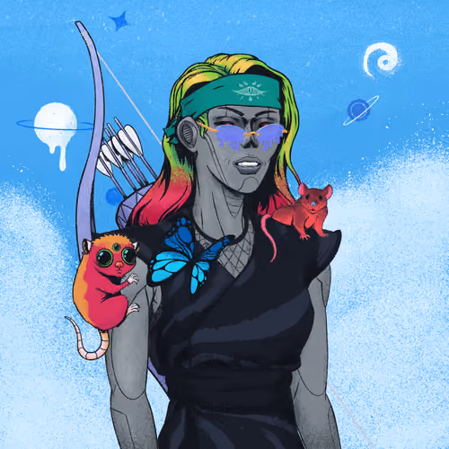 Tie Dye Ninja #1386