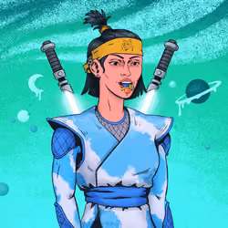 Tie Dye Ninja #2568