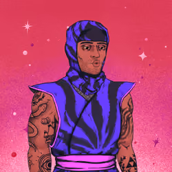 Tie Dye Ninja #7123