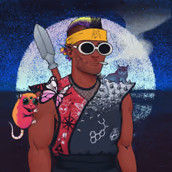 Tie Dye Ninja #1164