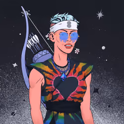 Tie Dye Ninja #4846