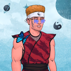 Tie Dye Ninja #2591