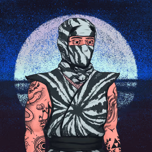 Tie Dye Ninja #5117