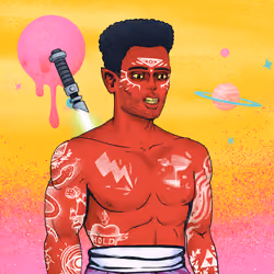 Tie Dye Ninja #7326